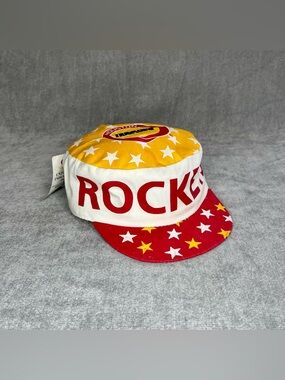 Kids NBA Houston Rockets Bucket Stretch Hat 1990’s Vintage